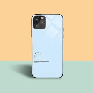 Mean Of Love Printed Protective Case Protective Fit Simple Look