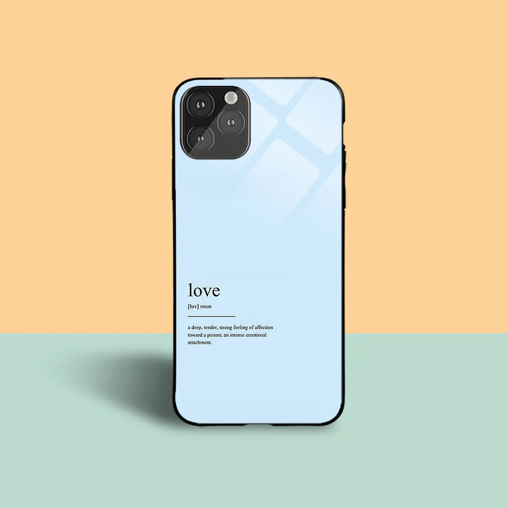 Mean Of Love Printed Protective Case Protective Fit Simple Look