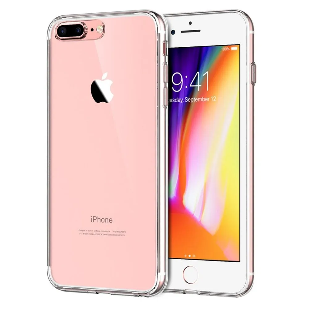 Classy Premium Gel Clear Case for Apple iPhone 7 Plus Recyclable Material