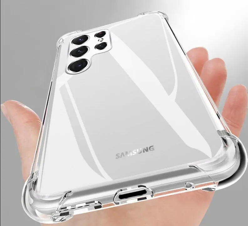 Stylish Touch High-End Detail Clear Slim Phone Case for Samsung Galaxy S Series ?C Shockproof and Anti-Yellowing