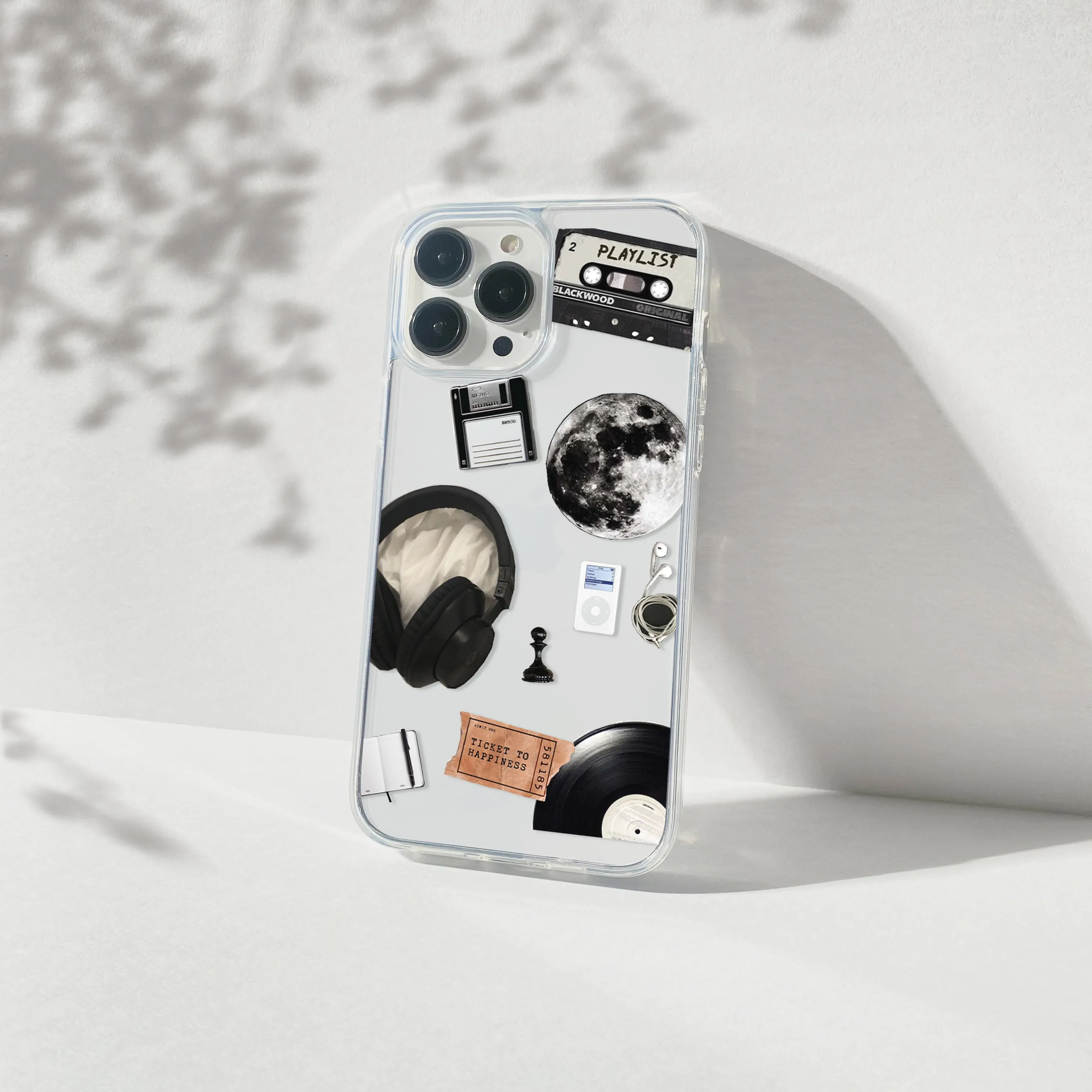 Music Aesthetic Silicone Clear Case Drop Protection Versatile Accessory