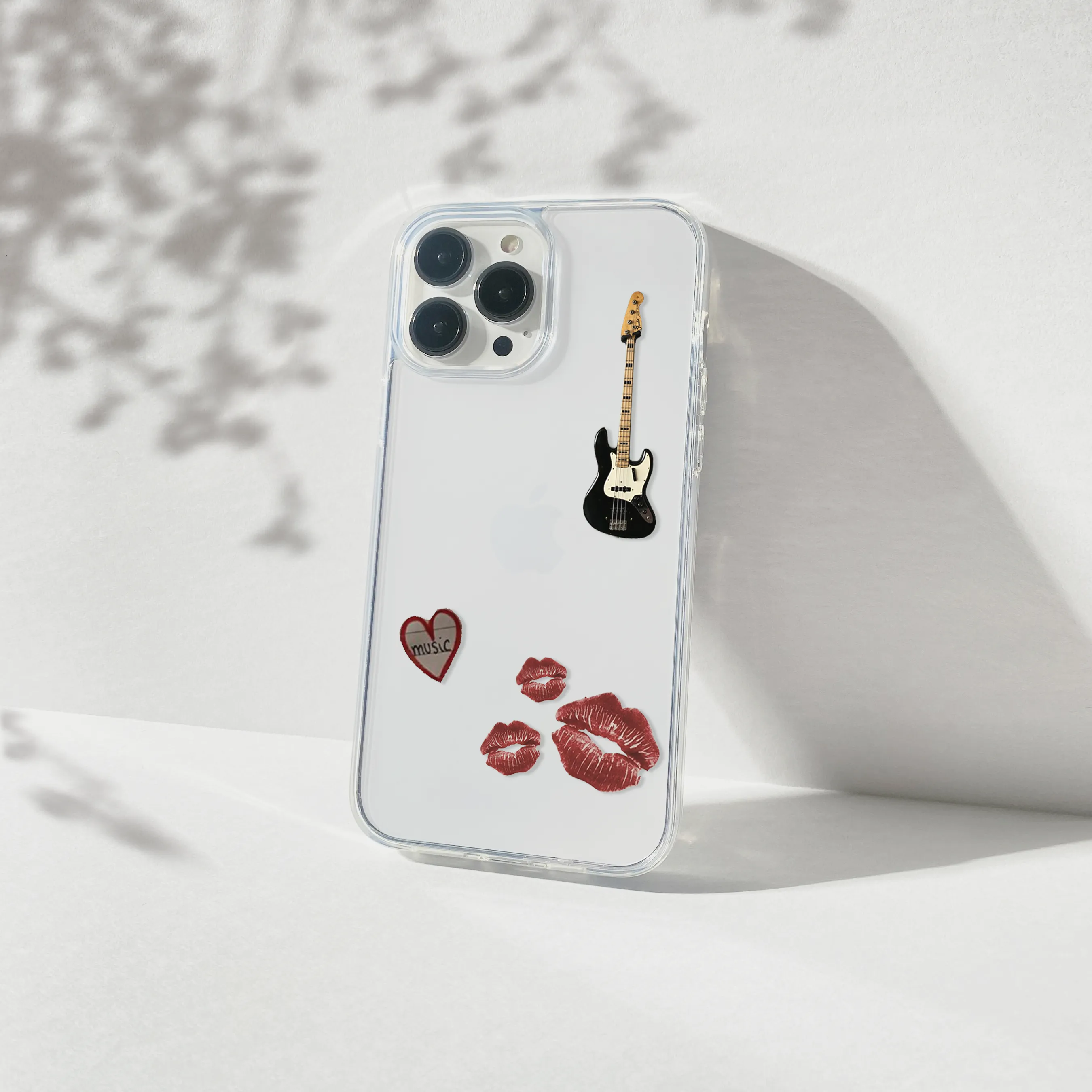 Sabrina Inspired Aesthetic Silicone Clear Case Premium Pattern Design Hybrid Finish Texture