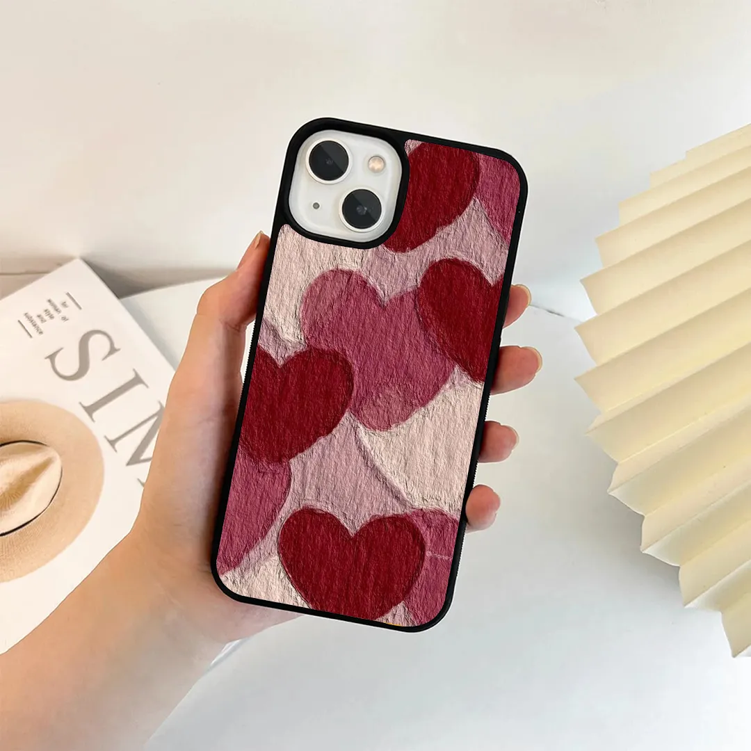 Hearts Theme Printed Phone case Strong protection