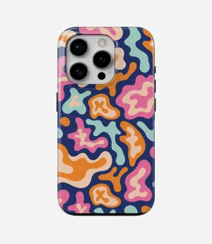 Midnight Mirage Glossy Armoured Case Luxury Detail Texture Protective Frame