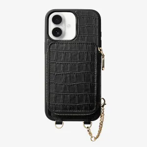 Crocodile Craft Set- Detachable Wireless Charging Wallet Phone Case Rugged Protection Edge Shield