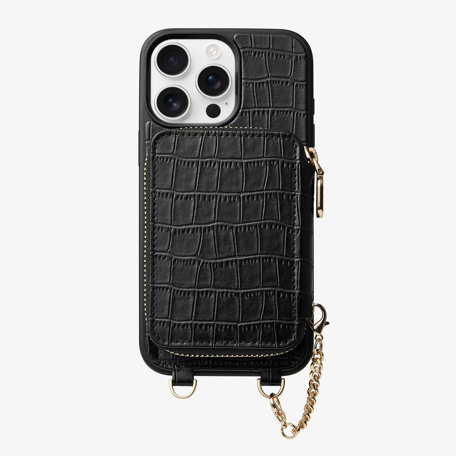 Crocodile Craft Set- Detachable Wireless Charging Wallet Phone Case Durable Protection Layer