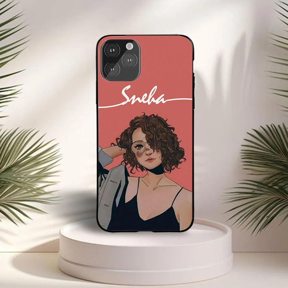 Curly Girl  Name Case Refined Craftsmanship