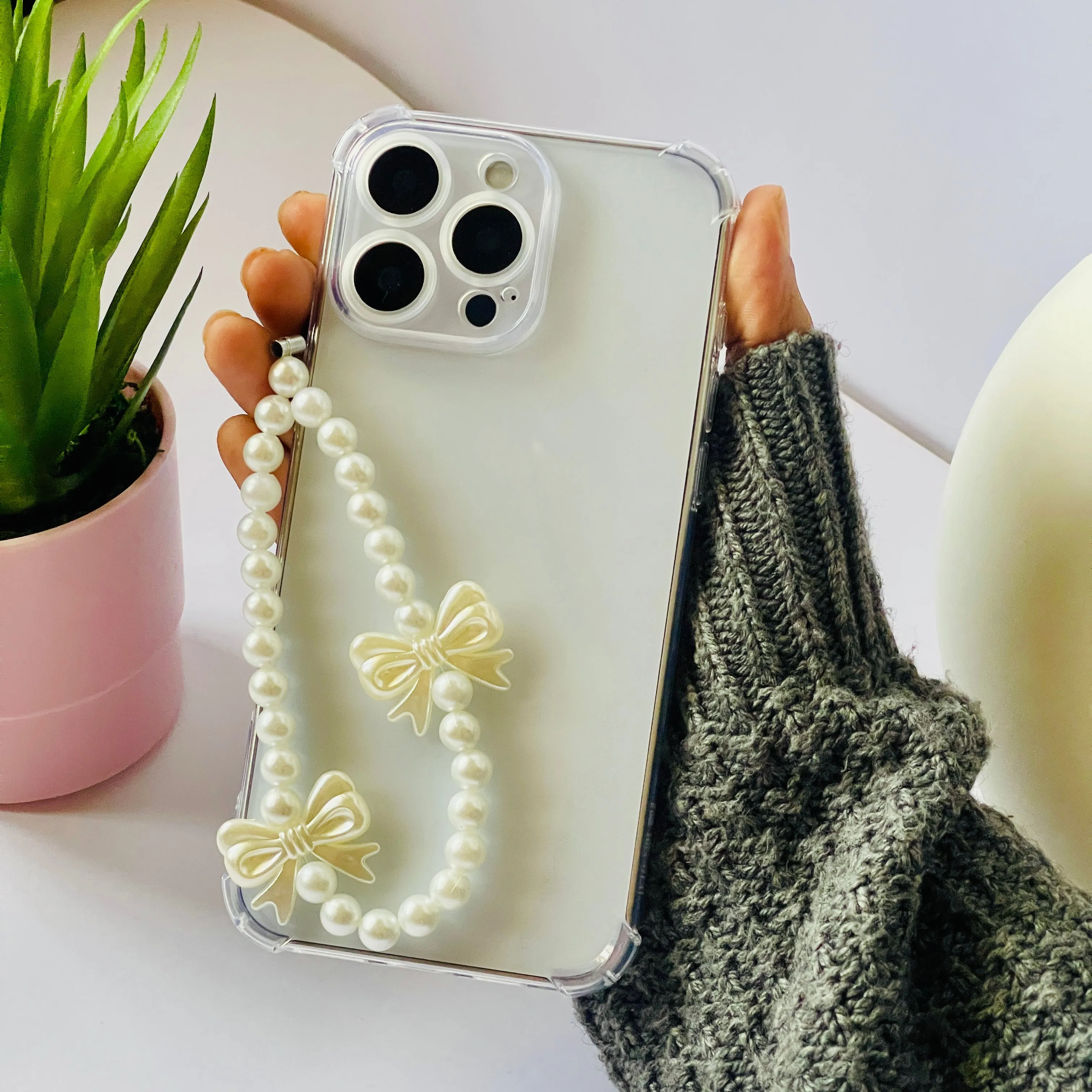 Cute Bow Charms For Phone Case Modern Build Texture