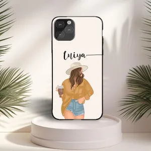 Diego Girl Art Name Case Minimal Feel Premium Style