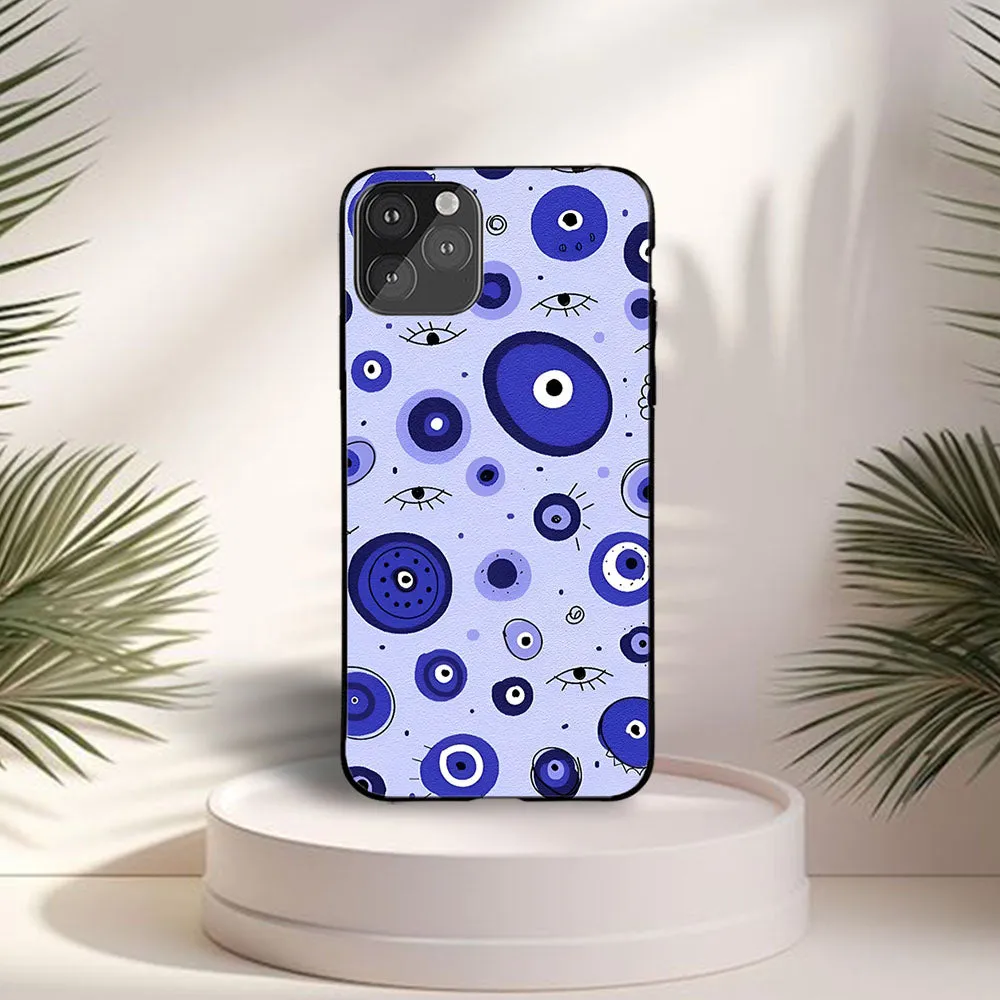 Doodle Evil Eye Printed Phone case Durable Shell Dust proof