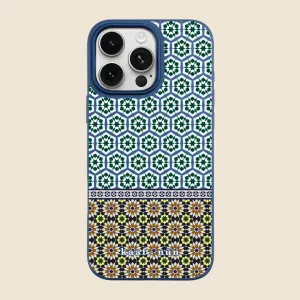 Premium Material Zellij Moroccan Tiles iPhone Case