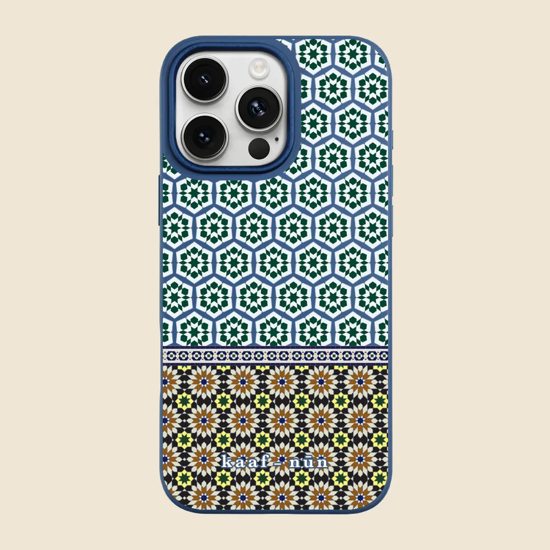 Premium Material Zellij Moroccan Tiles iPhone Case