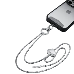 Cross-body Cloud Metal Charm student use Phone Strap