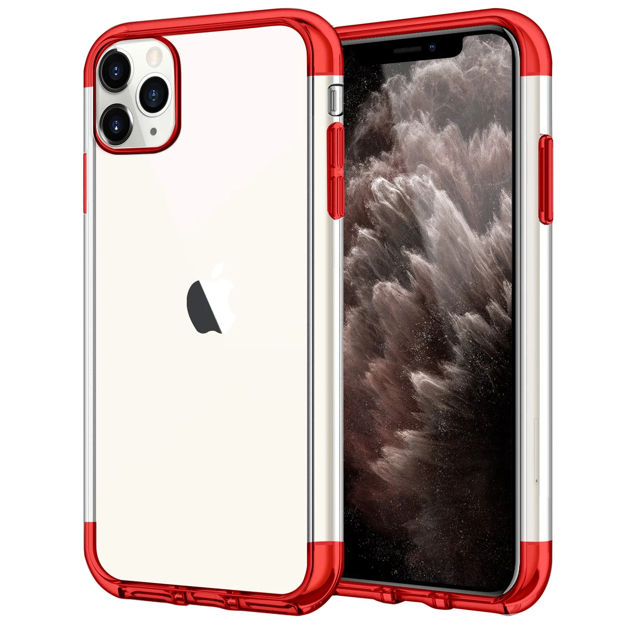 Case for iPhone 11 Pro Shock Proof Soft TPU Silicone Phone Clear Slim Cover Shock Proof Comfort grip design