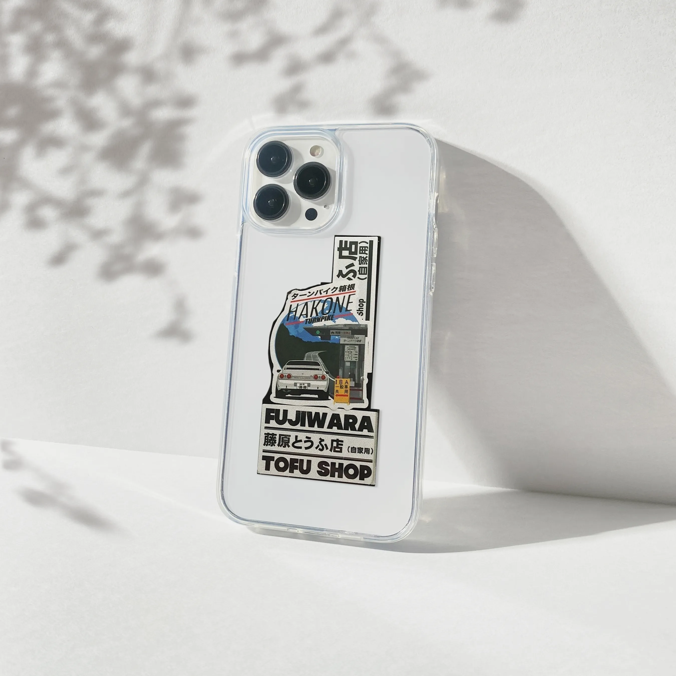 Fujiwara Aesthetic Silicone Clear Case Soft Build Texture