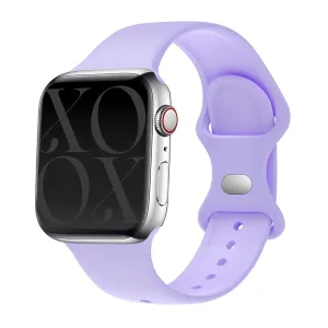 Secure Buckle xoxo Wildhearts Apple Watch Silicone Strap (Lilac)