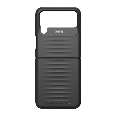 Customizable Option Samsung Galaxy Z Flip4 5G Gear4 D3O Bridgetown Case - Black