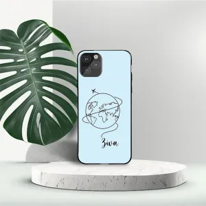 Travel Therapy Name case Smooth Lining Everyday Function