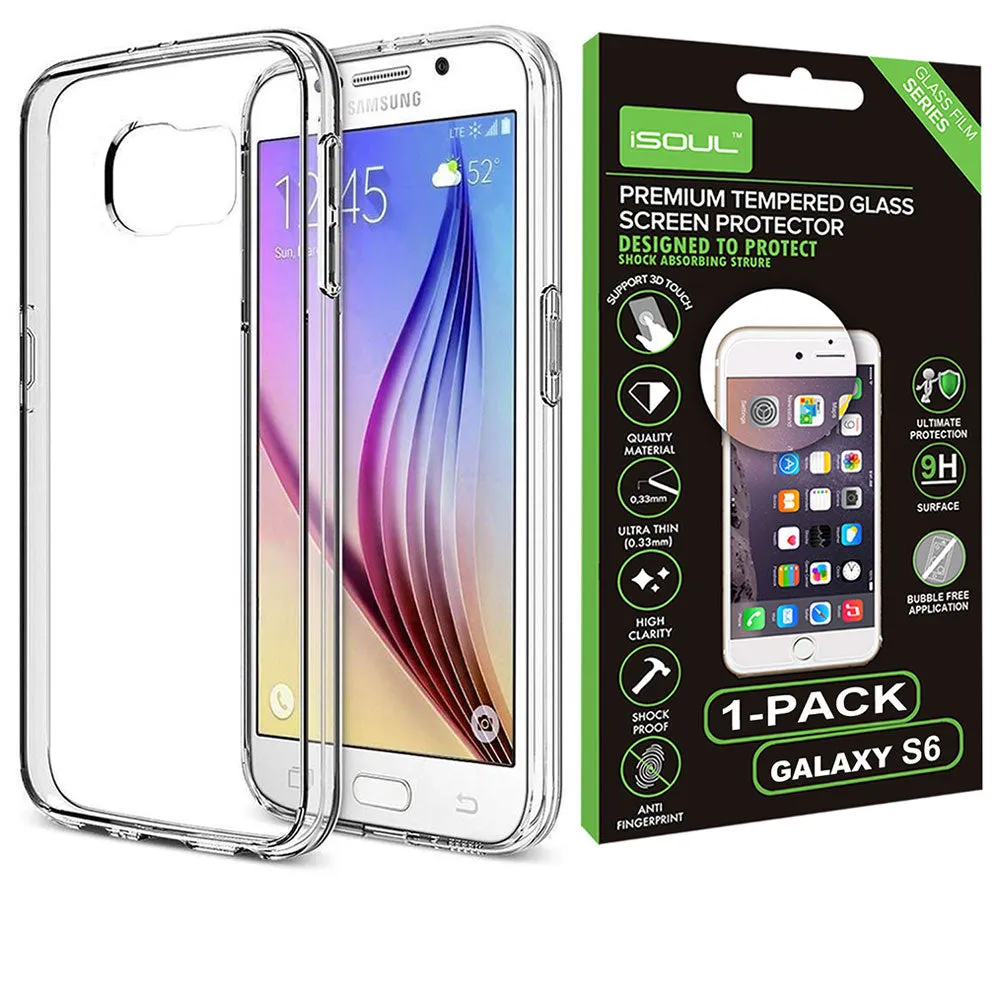 Outdoor Design Slim Fit Gel Clear Case for Samsung Galaxy S6