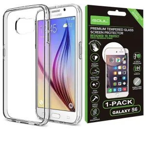 Outdoor Design Slim Fit Gel Clear Case for Samsung Galaxy S6