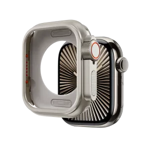 Soft Touch Bandz Apple Watch 10 - 46mm Metal Case (Titanium)