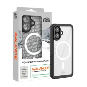 Grip Assist Eiger Avalanche Magsafe Case & Screen Protector for Apple iPhone 17 in Black