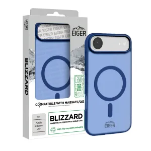 Eiger Blizzard Magsafe Case GRS for Apple iPhone Air in Navy Slim Texture