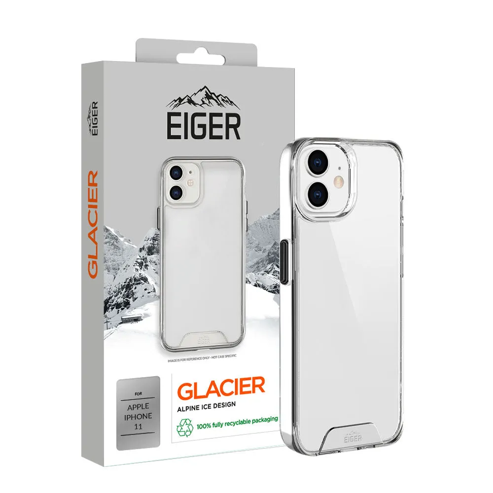Strong Outline Rugged Look Finish Eiger Glacier Case for Apple iPhone 11 in Clear