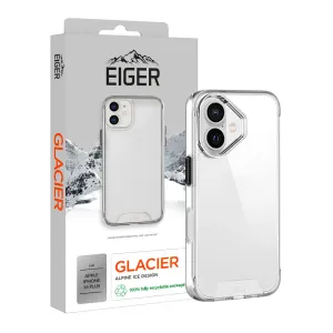 Hybrid Pattern Eiger Glacier Case for Apple iPhone 16 Plus in Clear