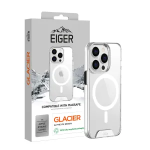 Eiger Glacier Magsafe Case for Apple iPhone 14 Pro in Clear Flexible Feel High strength