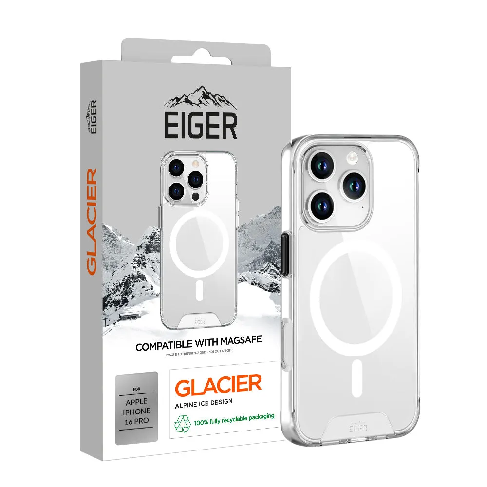 Soft Shield Eiger Glacier MagSafe Case for Apple iPhone 16 Pro in Clear