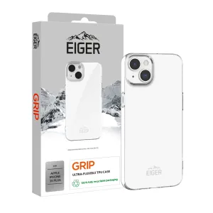 Eiger Grip Case for Apple iPhone 15 Plus in Clear Tight Fit