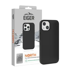 TPU Material Stylish Finish Eiger North Case for Apple iPhone 14 Plus in Black