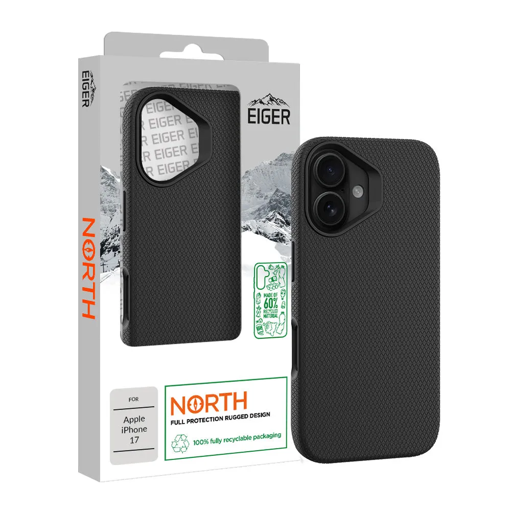Edge Protection Eiger North Case GRS for Apple iPhone 17 in Black
