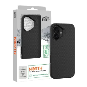 Edge Protection Eiger North Case GRS for Apple iPhone 17 in Black