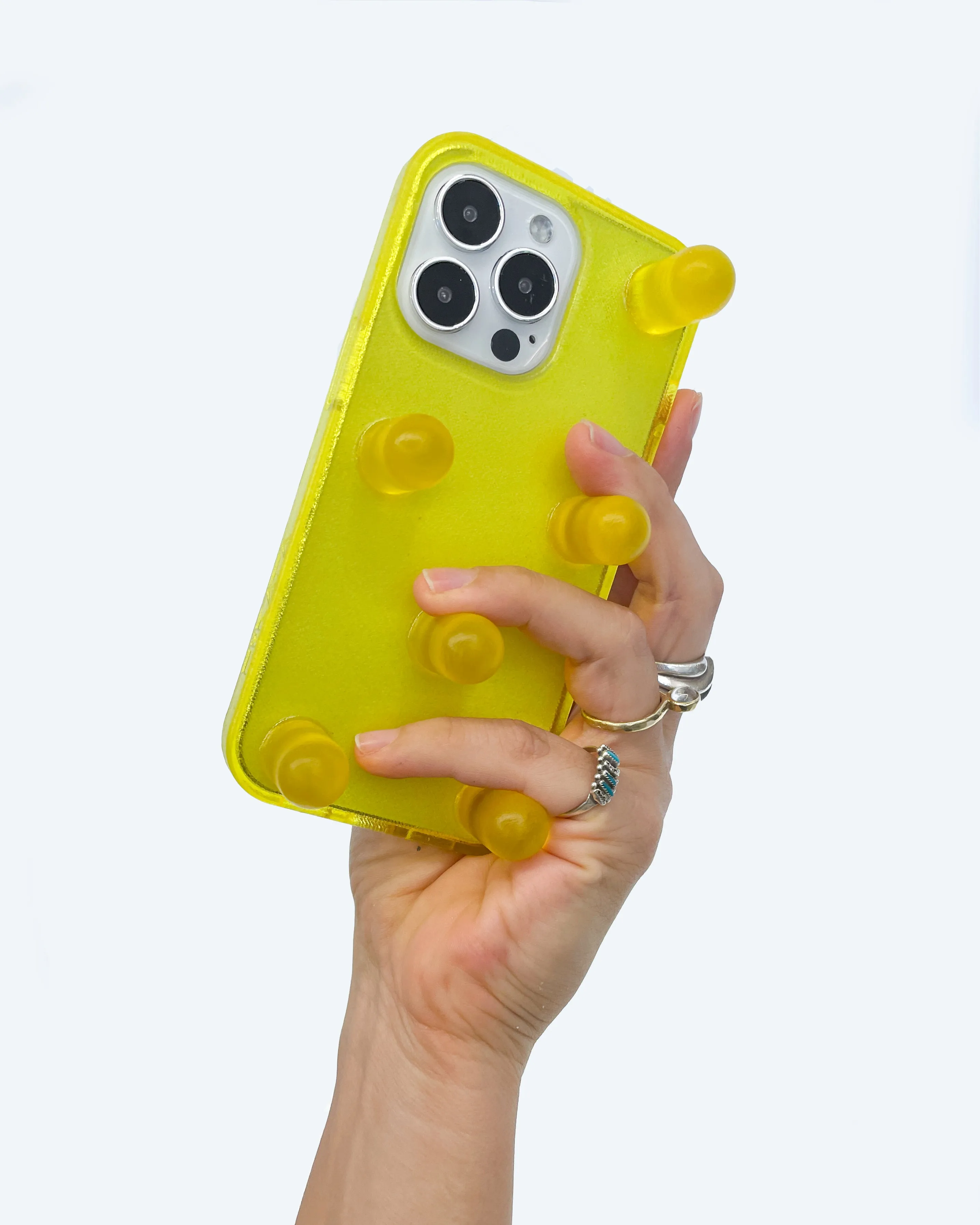 Poki Phone Case in Sunshine Gloss Texture