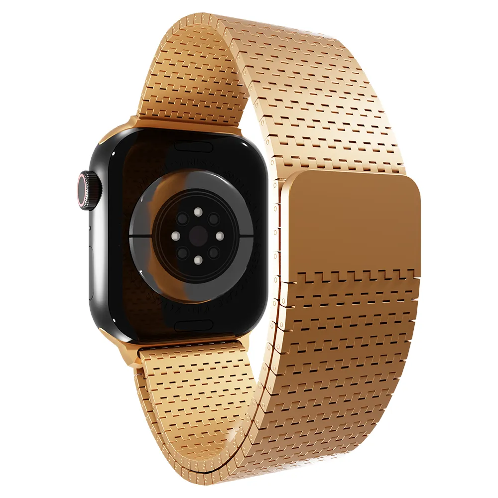 Apple Watch Metal Mesh Strap (Rose Gold) Soft Lightweight Fit