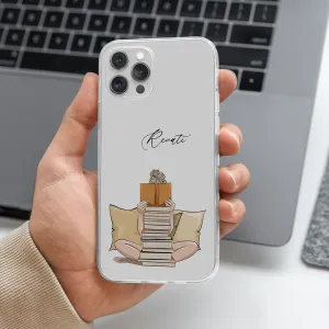 Bookworm Transparent Silicone case Premium Texture Layer