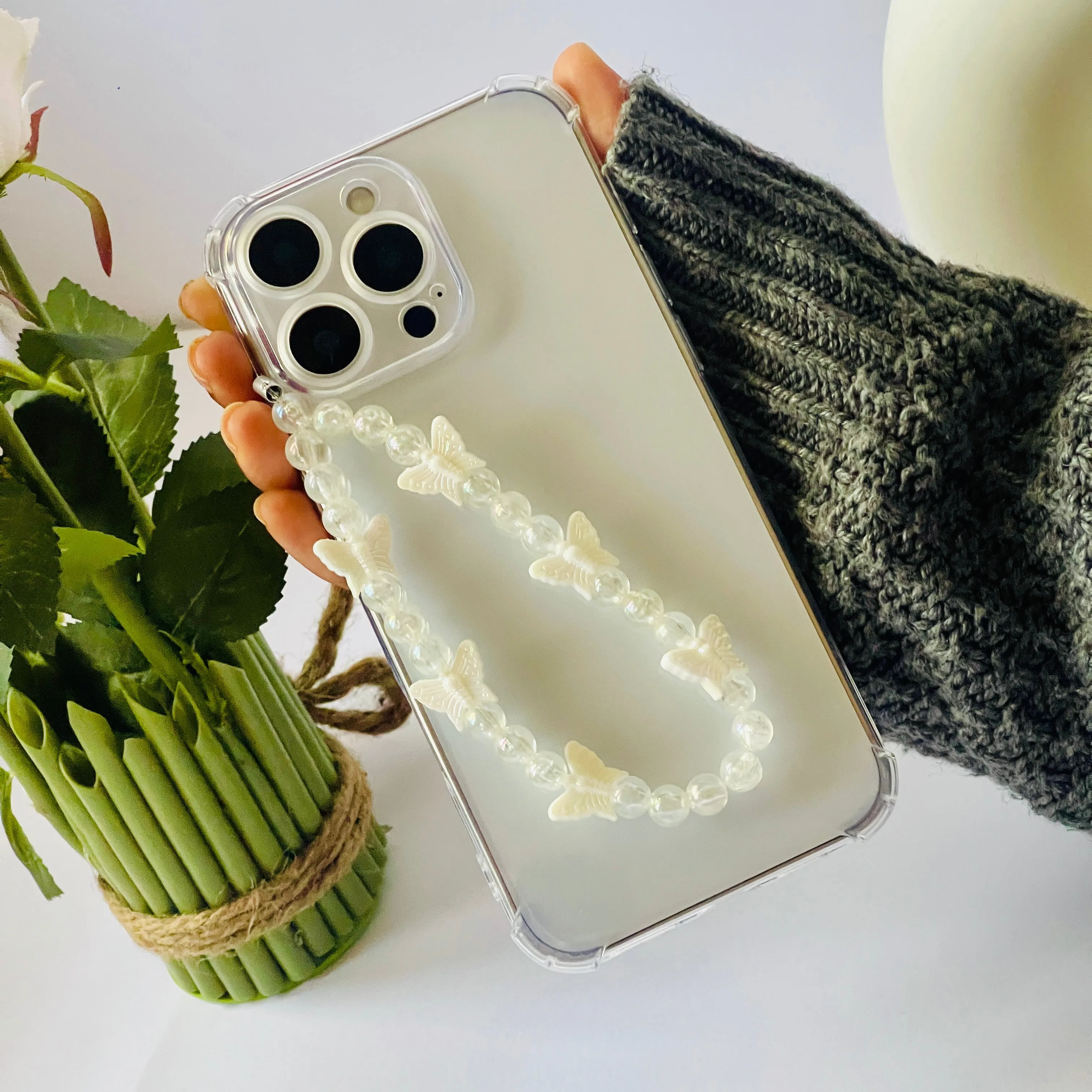 Sleek Detail Butterfly Charms For Phone Case