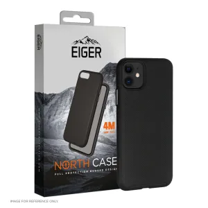 Eiger North Case for Apple iPhone 12 / 12 Pro in Black Protective Surface Scratchproof Surface