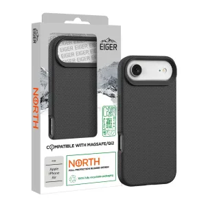 Glossy Pattern Eiger North Magsafe Case GRS for Apple iPhone Air in Black