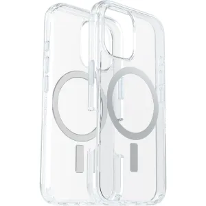 OtterBox Symmetry Clear Cover with MagSafe for iPhone 16 - Clear Anti glare