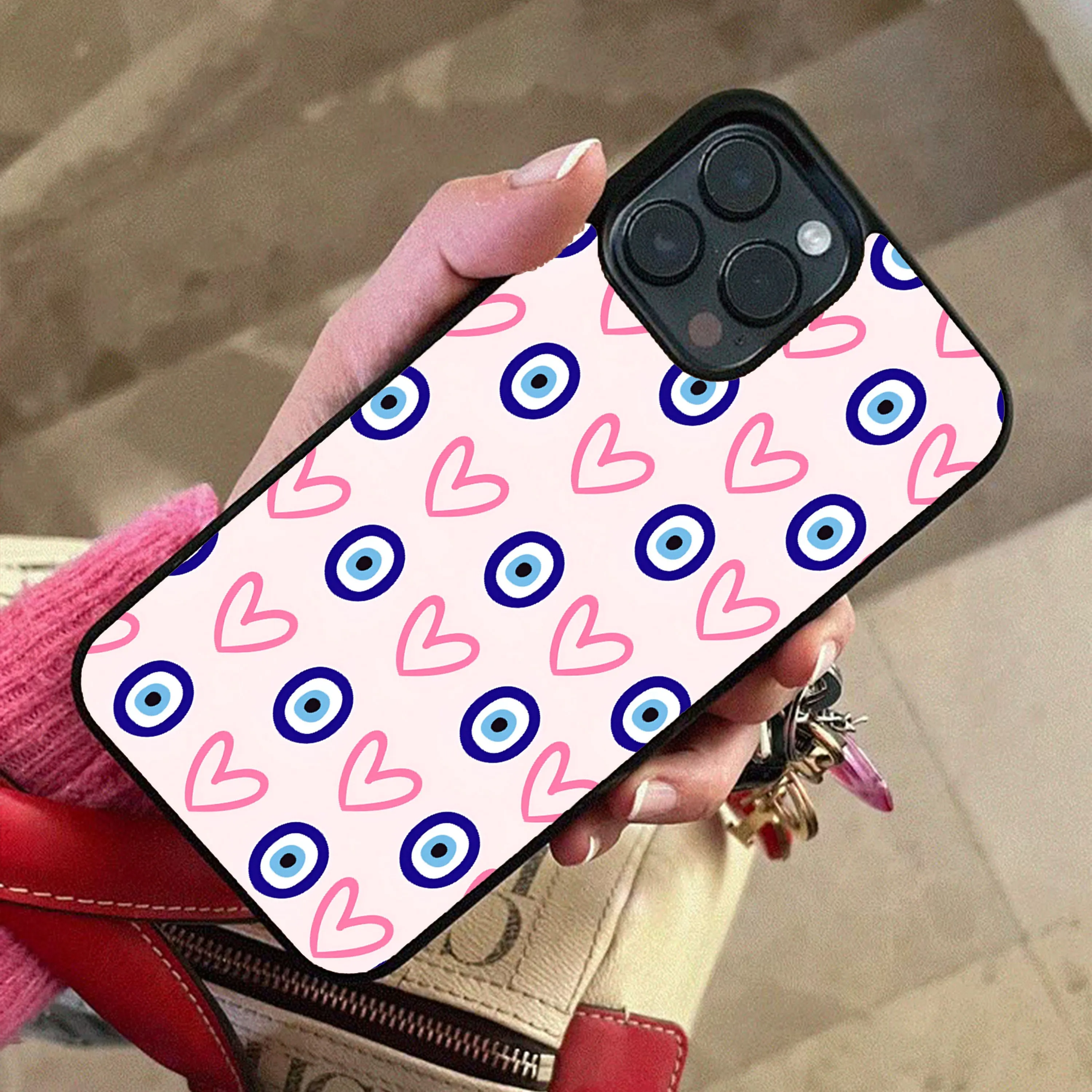 Evil &heart Printed Protective case Smooth Touch