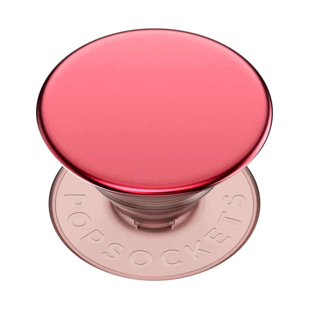 Sleek Grip Pop Socket Video Rouge Aluminum PopGrip