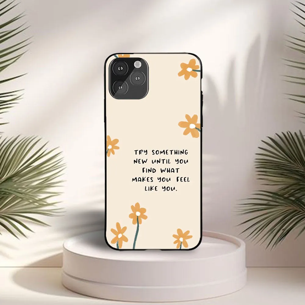 Smooth Edges Premium Surface Finish Find Your Happiness Case