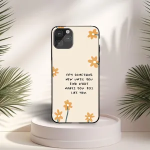 Smooth Edges Premium Surface Finish Find Your Happiness Case