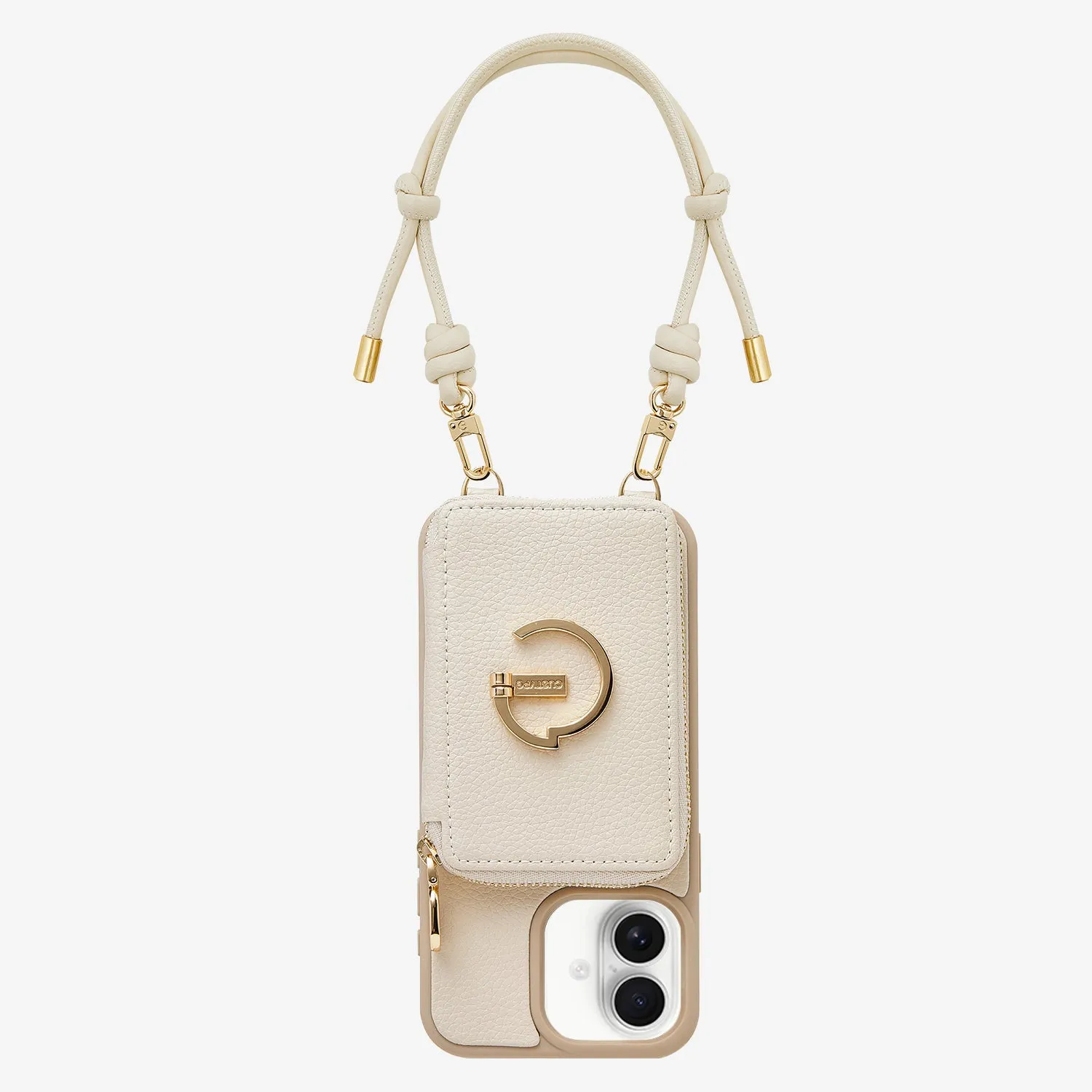 Unique Pattern BraidTrend- Kickstand Phone Case for iPhone with Adjustable Wrist Strap