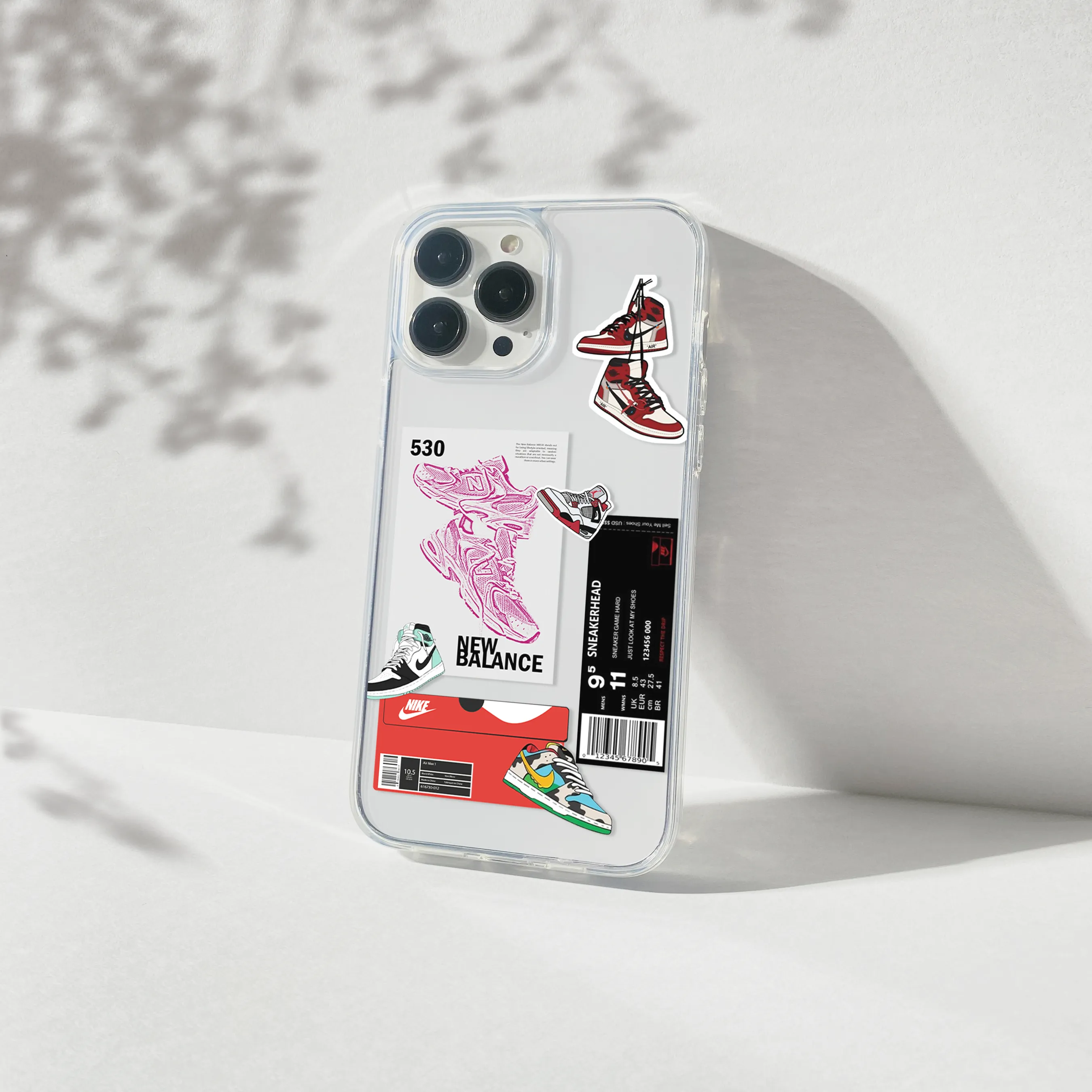 Luxury Feel Sneakers Aesthetic Silicone Clear Case