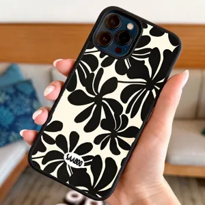 Wireless charging Gloss Layer Finish Floral Fusion Girly Phone Case