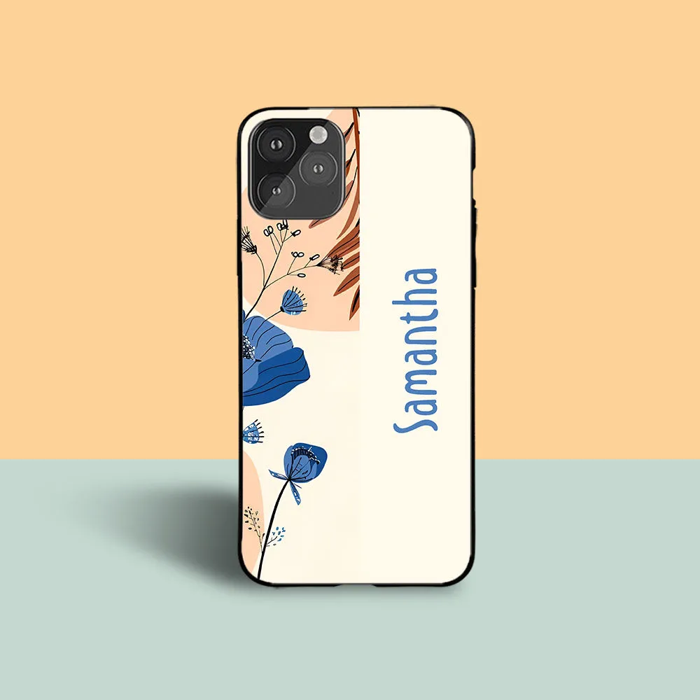 Flowers In Fashion Name Protective Case Durable Edge Texture Slim Protection